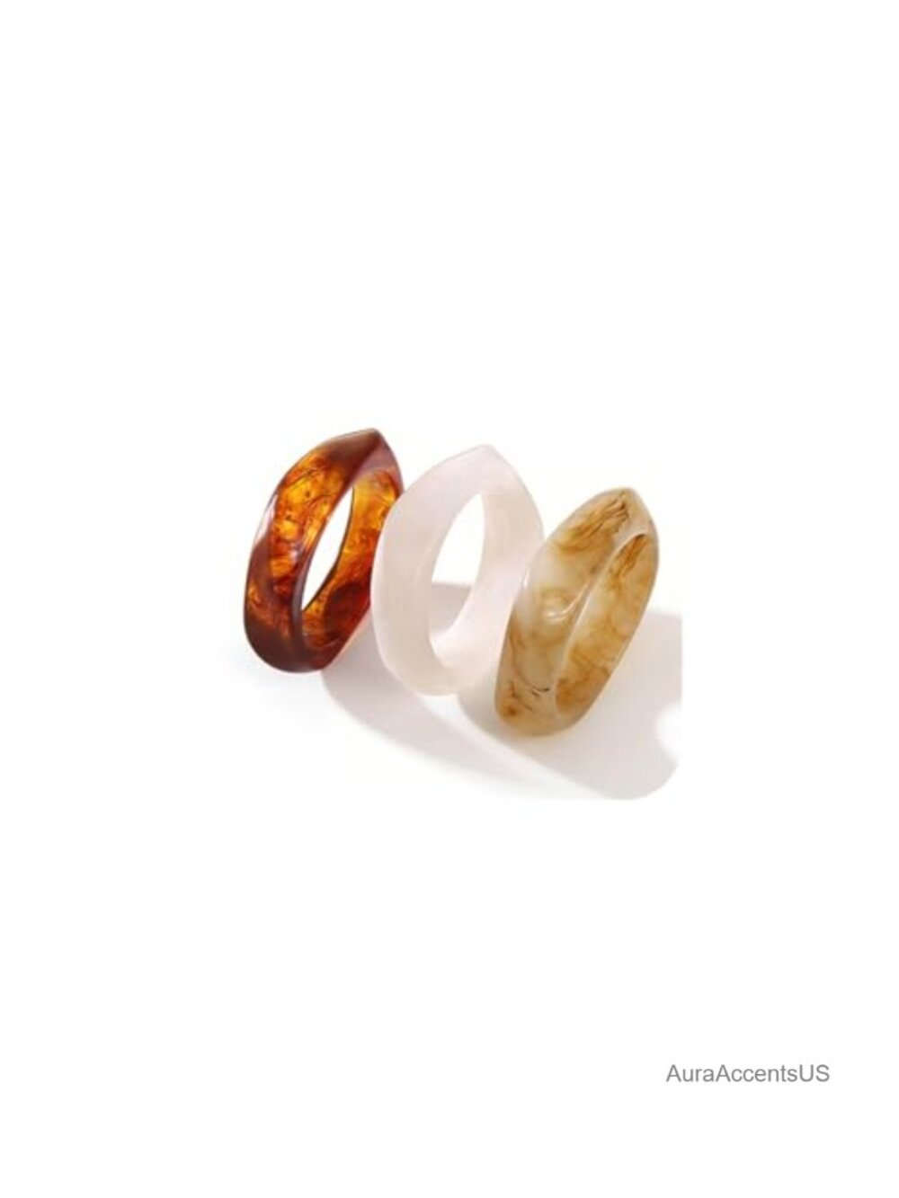 Chunky Acrylic Resin Bangle Bracelet Set Women Geometric Statement Stackable